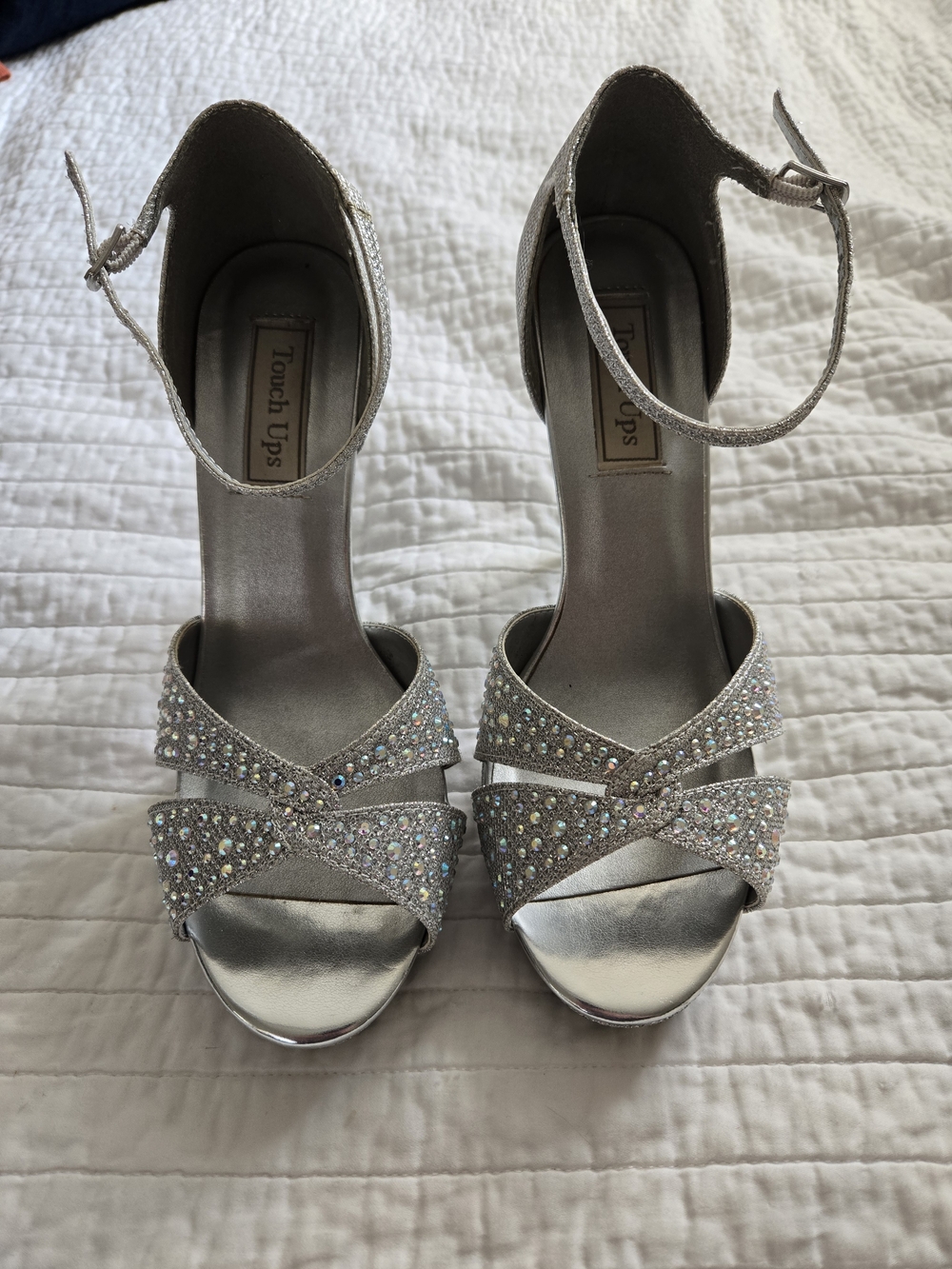 Touch Ups Silver Heels